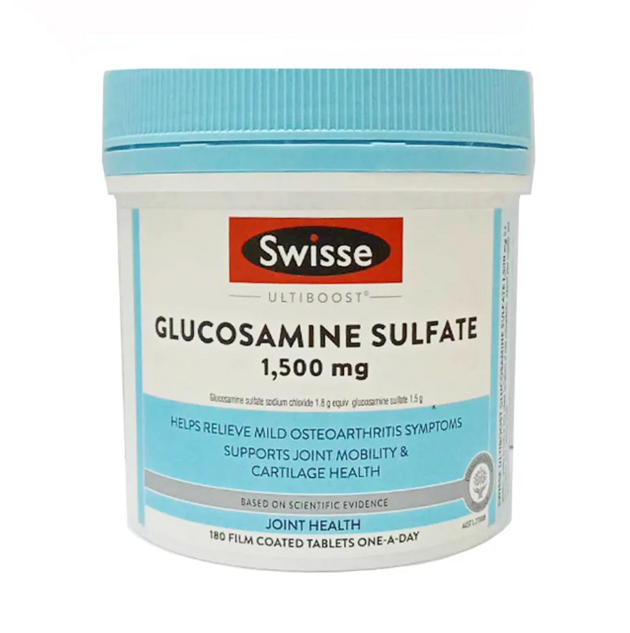 Viên uống hỗ trợ xương khớp Swisse Glucosamine Sulfate, 180 viên của Úc