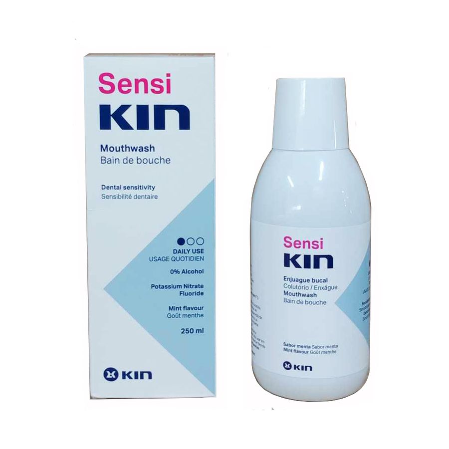 Nước súc miệng cho răng nhạy cảm, ê buốt Sensi Kin 250ml