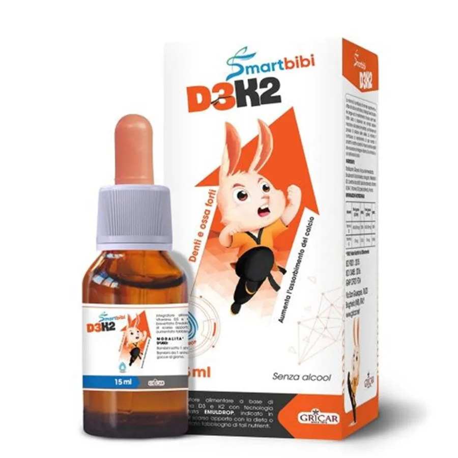 Smartbibi D3K2 dạng giọt hỗ trợ hấp thu canxi cho bé