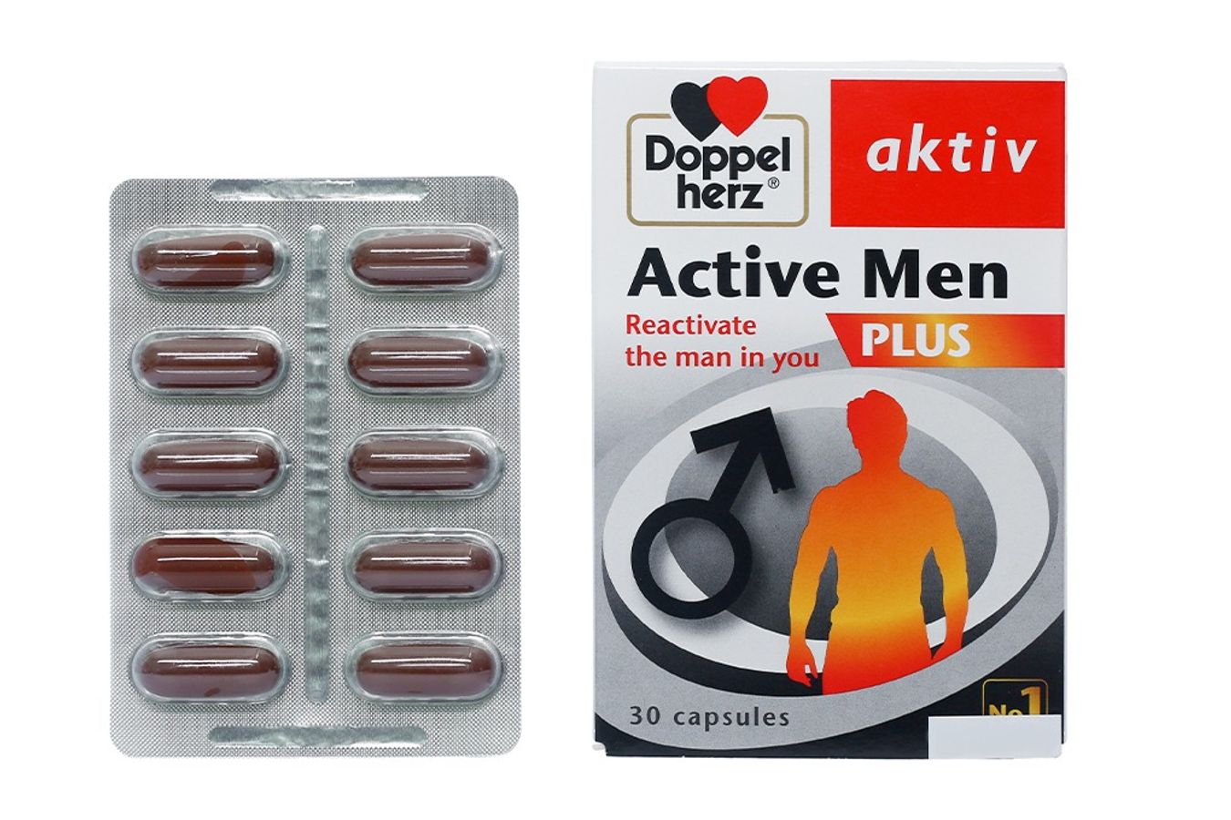 Viên uống Doppelherz Active Men Plus cho nam giới