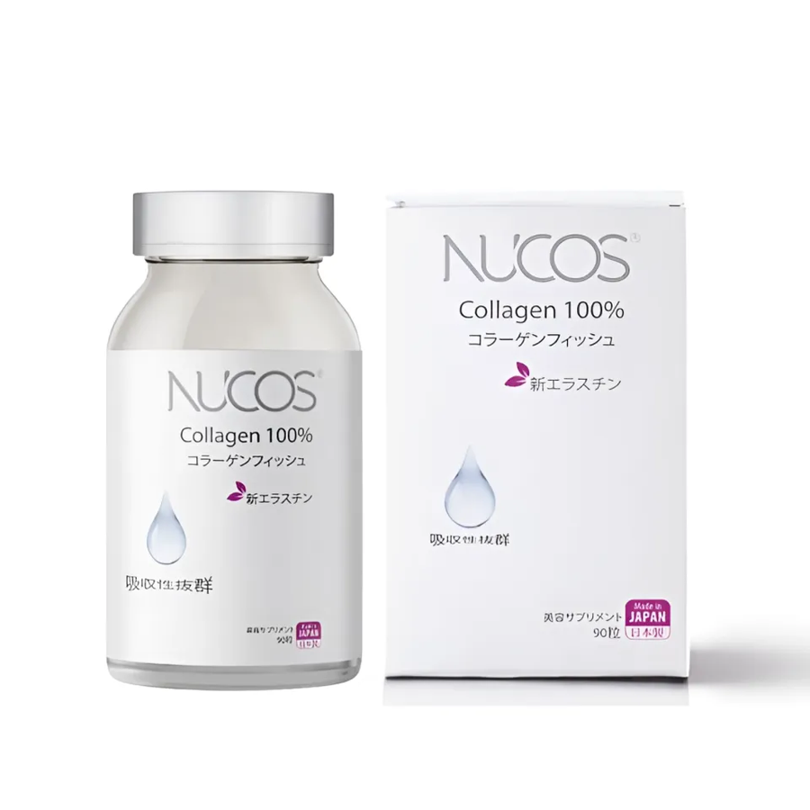 Viên uống hỗ trợ làm đẹp da Nucos Collagen 100%
