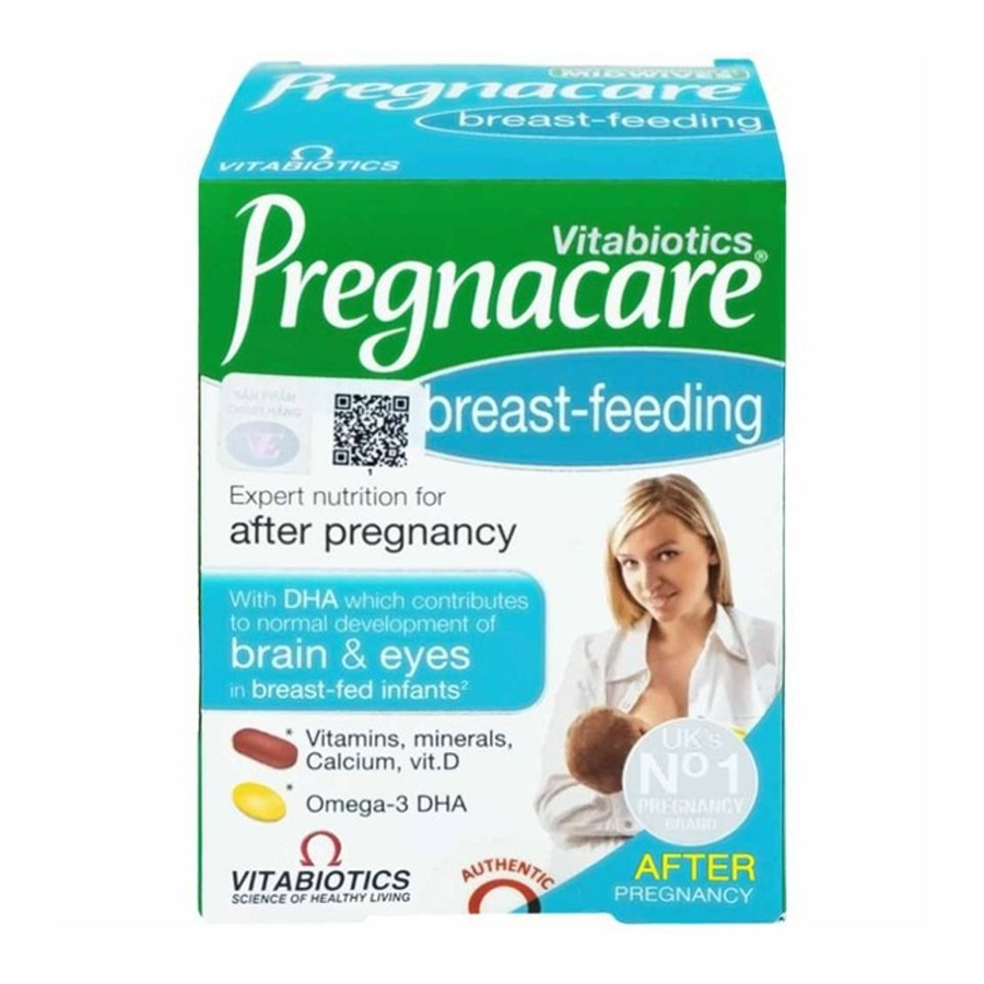(Hàng công ty) Viên vitamin tổng hợp cho mẹ bầu sau sinh Pregnacare Breast Feeding