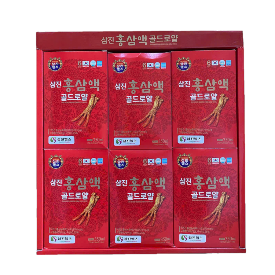 Nước hồng sâm SamJin Red Ginseng Drink Gold Royal Hàn Quốc