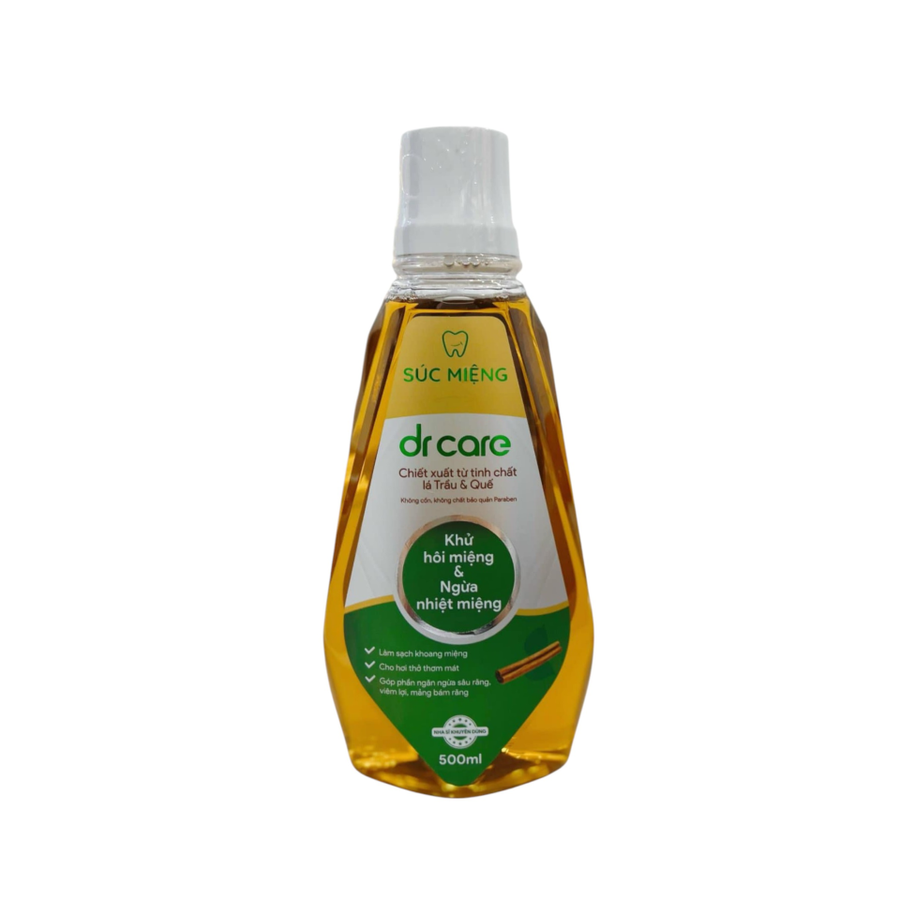 Nước súc miệng Dr Care chiết xuất lá trầu & quế