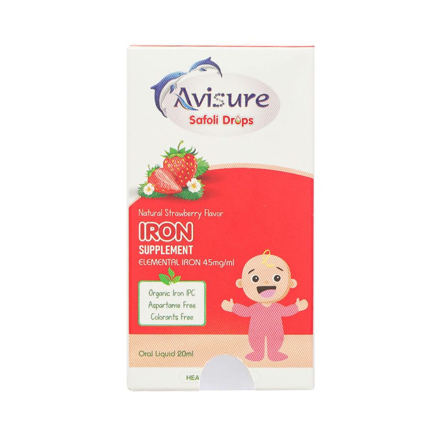 Siro bổ sung sắt hữu cơ cho bé Avisure Safoli Drop
