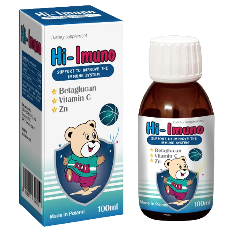 Siro Hi-Imuno hỗ trợ tăng đề kháng cho bé từ 1 tuổi