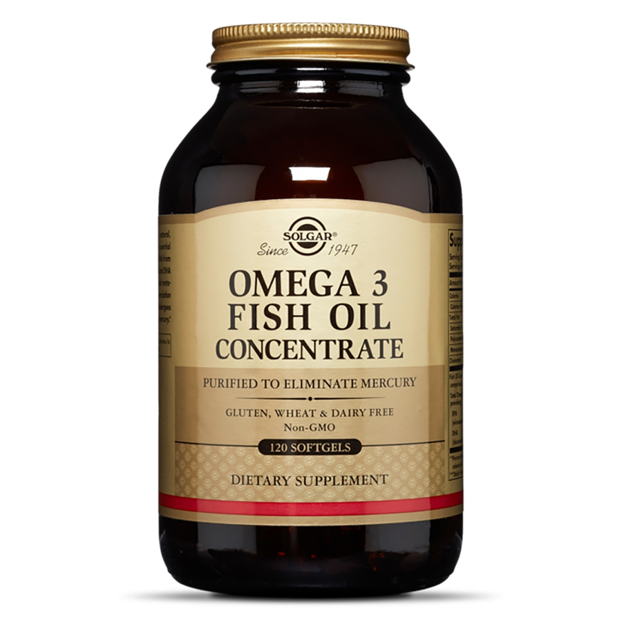 Viên uống dầu cá Omega 3 Fish Oil Concentrate Solgar Mỹ