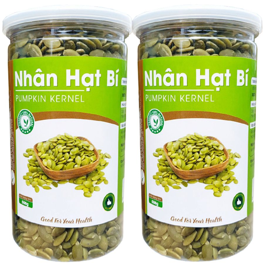 Combo 2 hộp hạt bí xanh tách vỏ SK FOOD