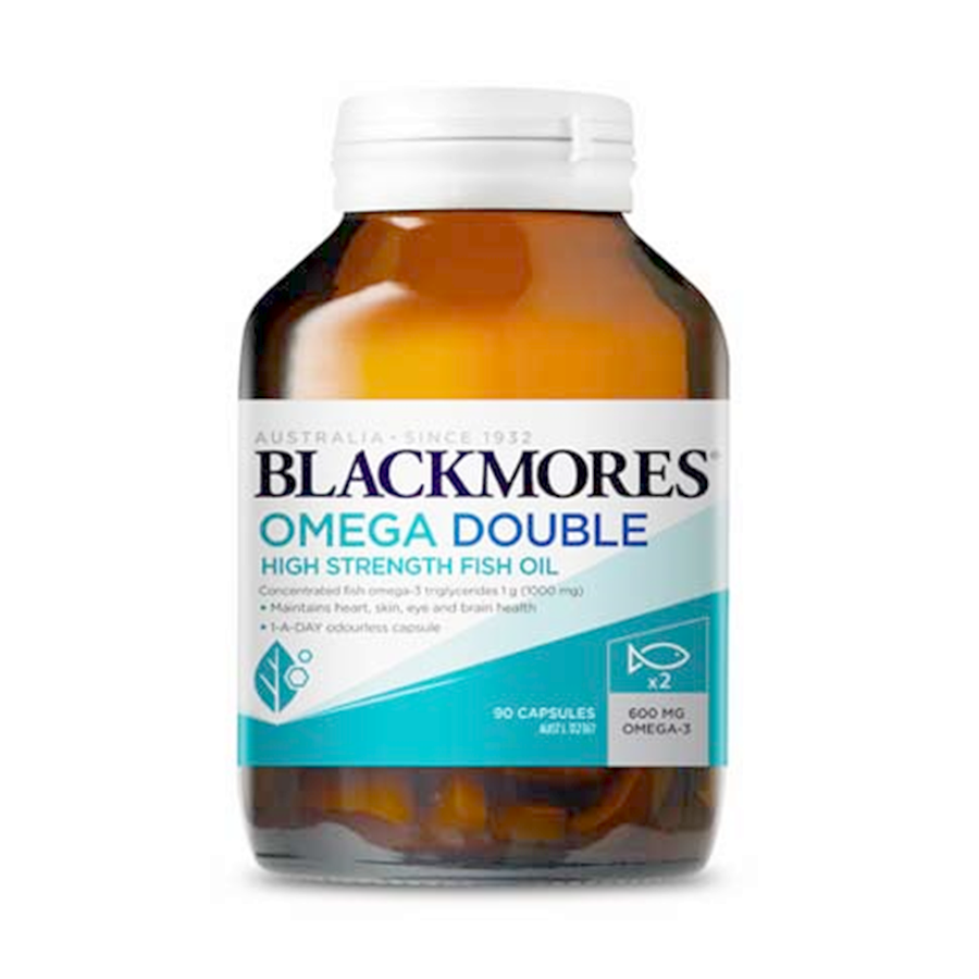 (Hàng công ty) Dầu cá gấp đôi Omega-3 Blackmores Omega Double của Úc