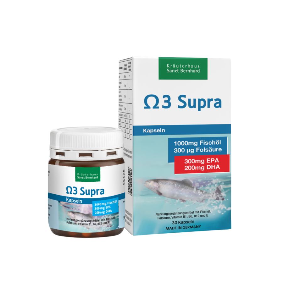 (Hàng nhập khẩu) Dầu cá Omega 3 Supra 1000mg Sanct Bernhard