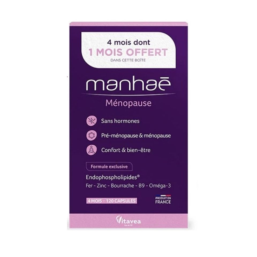 (Hàng nhập khẩu) Nutrisante Manhae - Viên uống tiết tố cho phụ nữ tiền mãn kinh