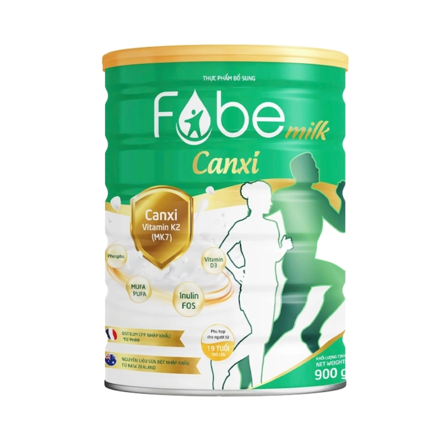 (Hàng nhập khẩu) Sữa bột Fobe Milk Canxi hỗ trợ xương chắc khỏe
