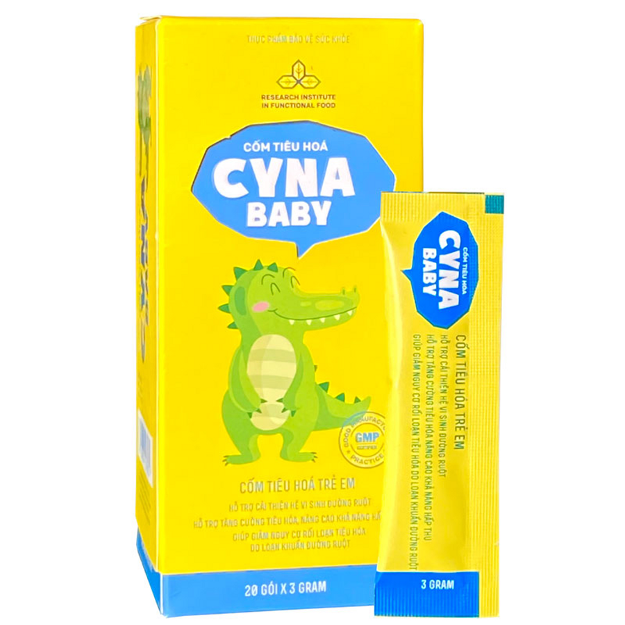(Hàng nhập khẩu) Cốm tiêu hóa Cyna Baby cho trẻ từ 1 tuổi