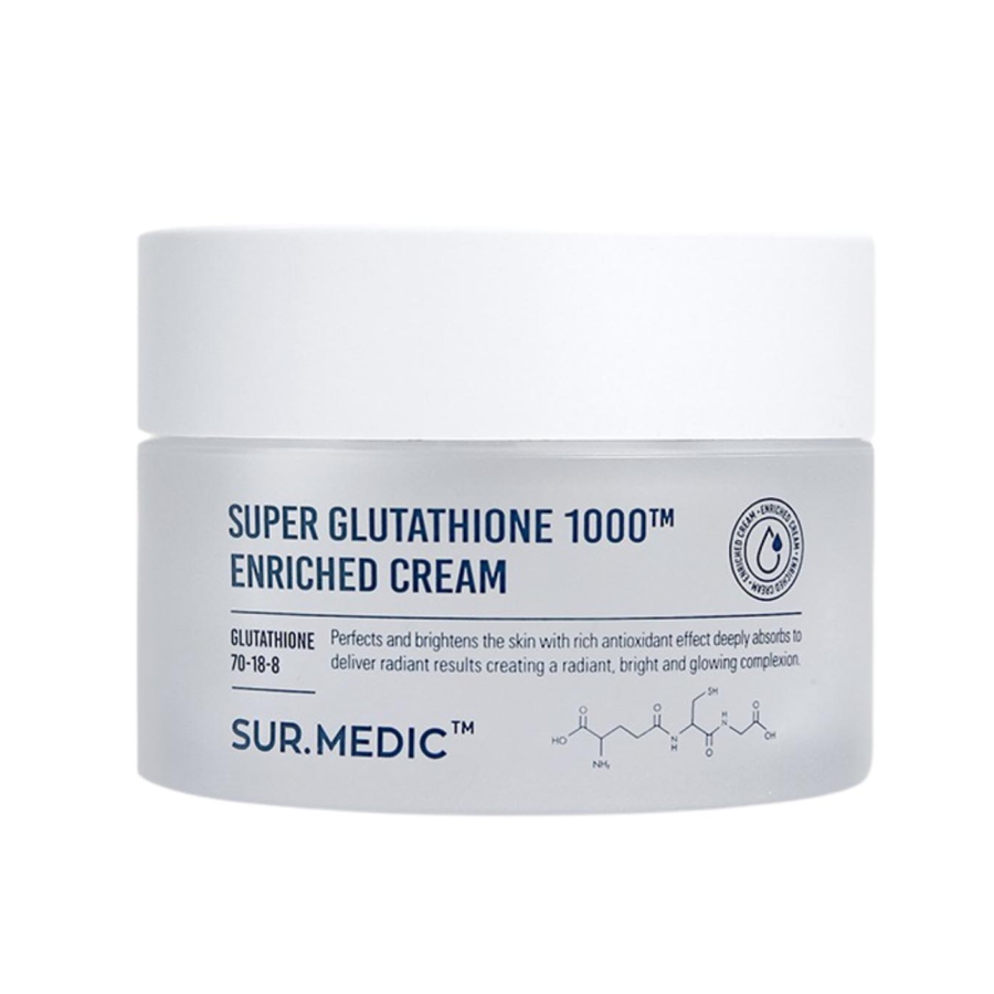 (Hàng nhập khẩu) Kem dưỡng sáng da Sur.Medic Super Glutathione 1000TM Enriched Cream