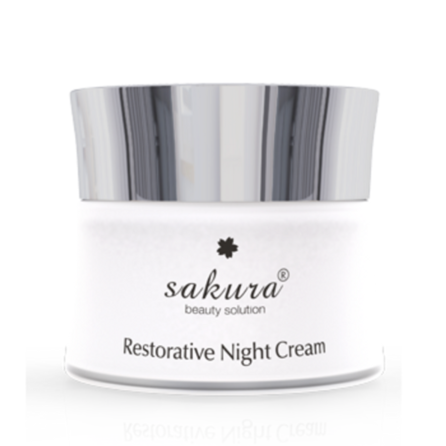 Kem dưỡng phục hồi, trẻ hóa da ban đêm Sakura Restorative Night Cream