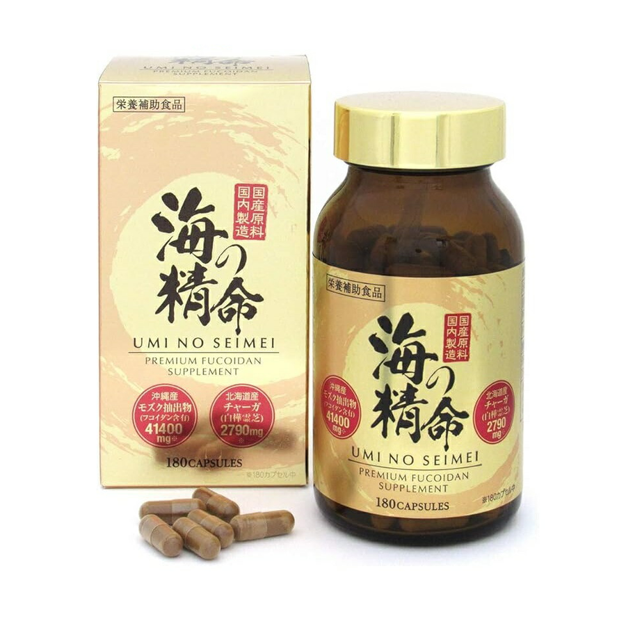 Viên uống tảo nấm Fucoidan Umi No Seimei của Nhật