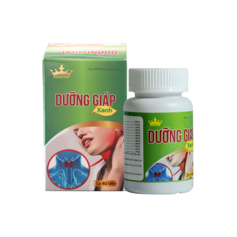 Viên uống Dưỡng Giáp Xanh Kingphar hỗ trợ tuyến giáp