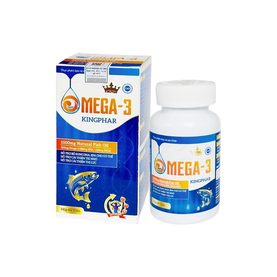 Dầu cá Omega-3 Kingphar 1000mg