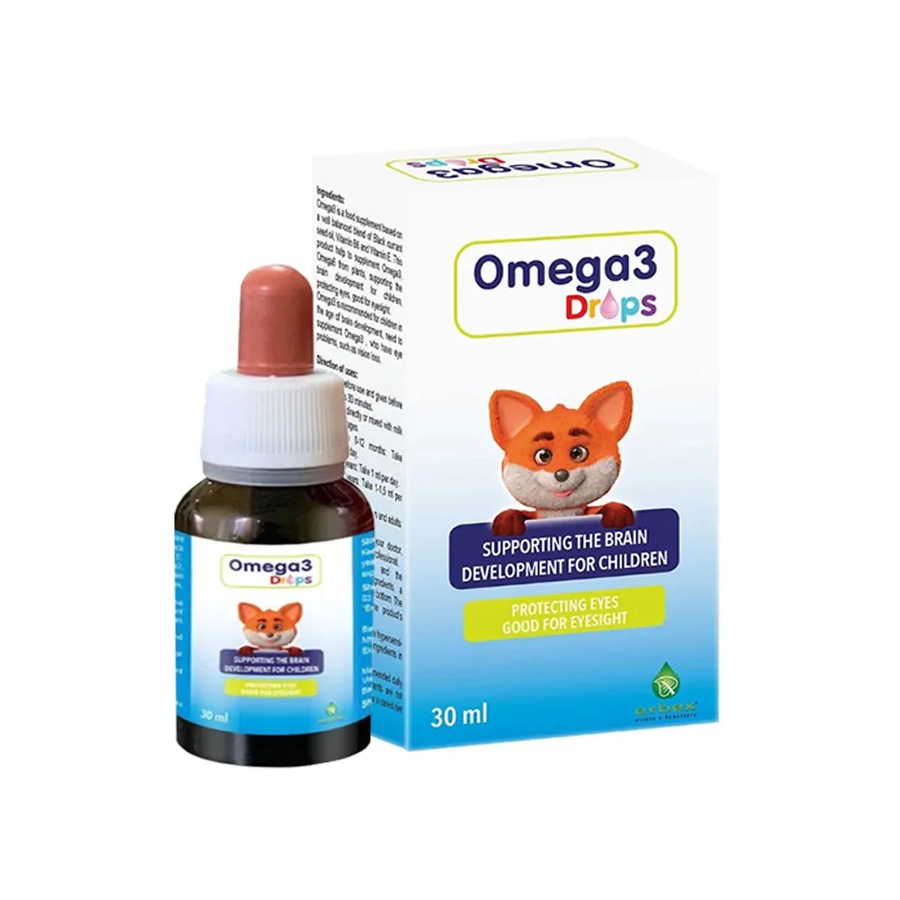 (Hàng nhập khẩu) Omega 3 Erbex dạng giọt cho trẻ từ sơ sinh