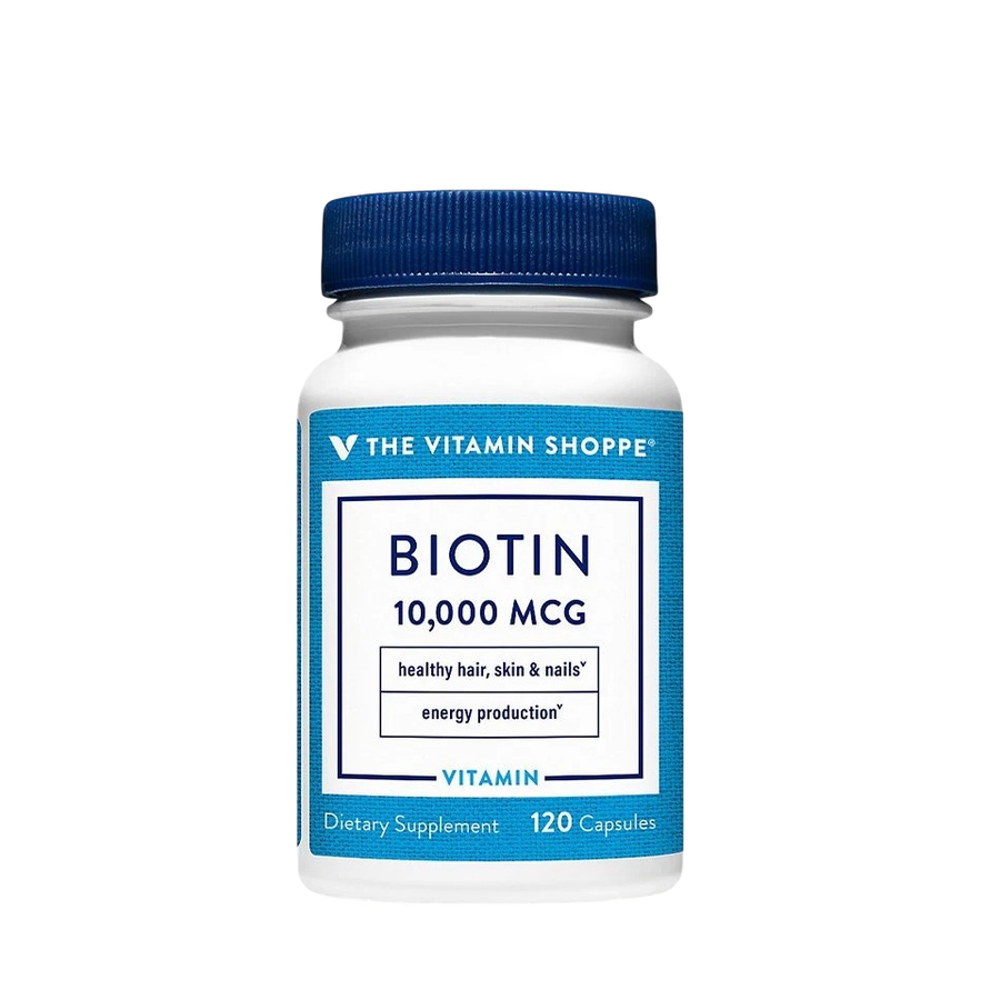 (Hàng nhập khẩu) The Vitamin Shoppe Biotin 10000mcg hỗ trợ da, tóc, móng