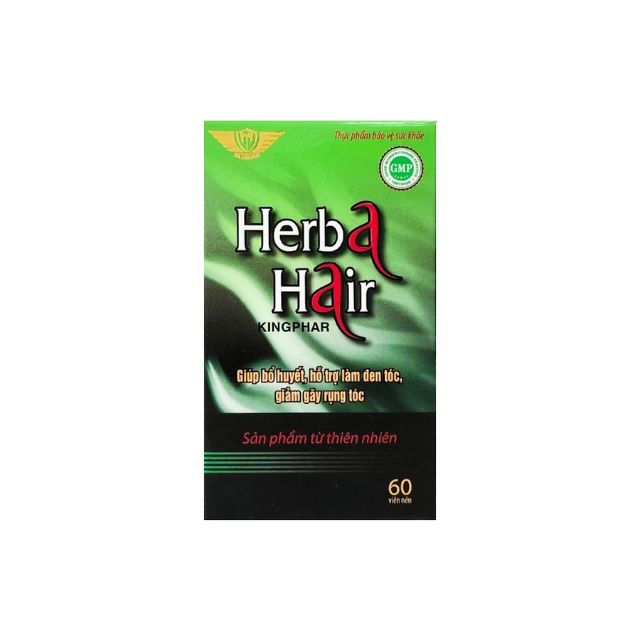 Viên uống Herba Hair Kingphar hỗ trợ giảm gãy rụng tóc