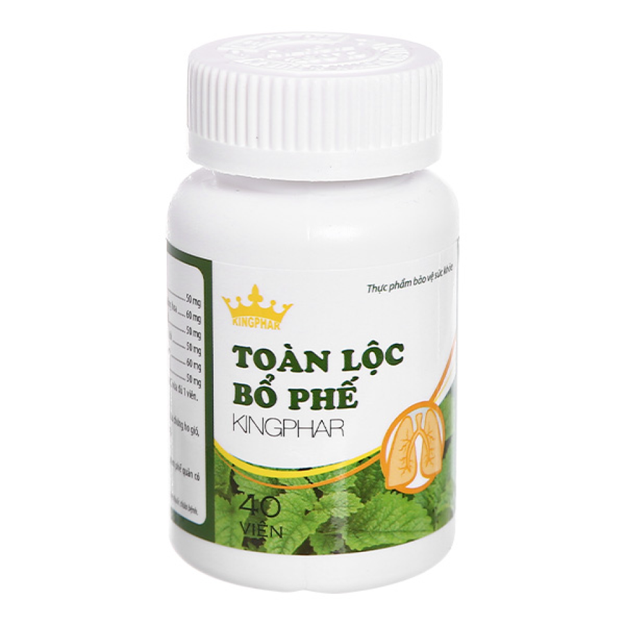 Viên uống hỗ trợ giảm ho Toàn Lộc Bổ Phế Kingphar