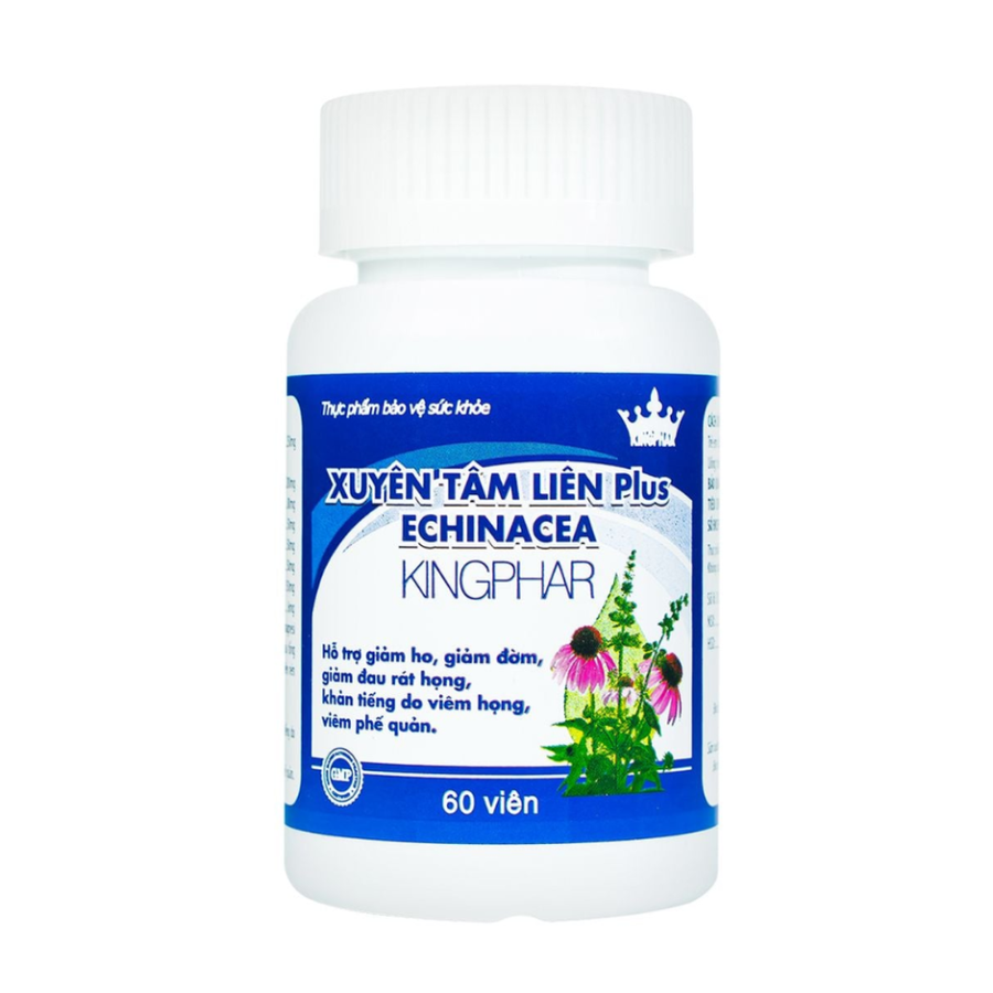 Xuyên Tâm Liên Plus Echinacea Kingphar hỗ trợ giảm ho