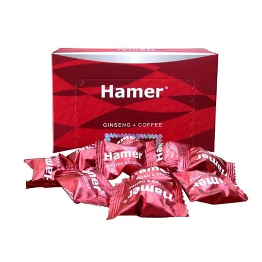 Viên kẹo tem cuongduong nam cực mạnh Kẹo sâm Hamer Mỹ hộp 32 viên chính hãng