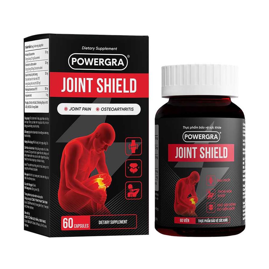 Viên uống hỗ trợ xương khớp Powergra Joint Shield - Hộp 60 viên
