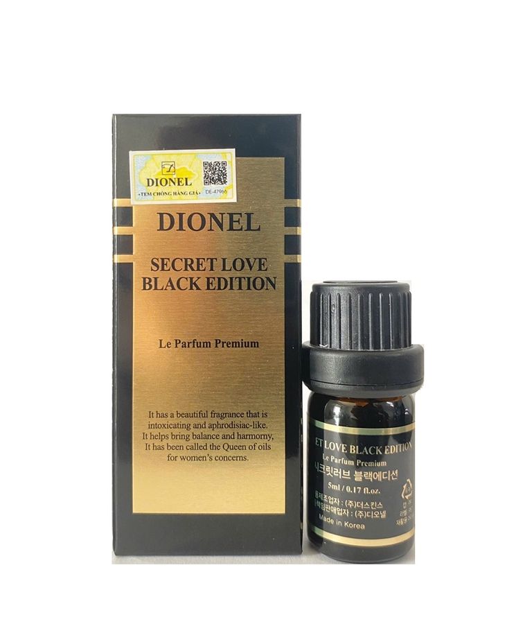 Nước Hoa Vùng Kín Dionel Secret Love 5ml - Khử Mùi, Hương Thơm Quyến Rũ, Hiệu Quả Lên Đến 18 Giờ, Chất Lượng Hàn Quốc