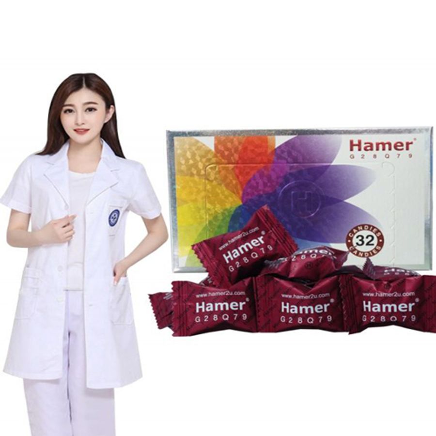 Kẹo Sâm Hamer Mỹ Chính Hãng Tăng Cường Sinh Lý Kéo Dài Thời Gian Quan Hệ Hộp 8 Viên