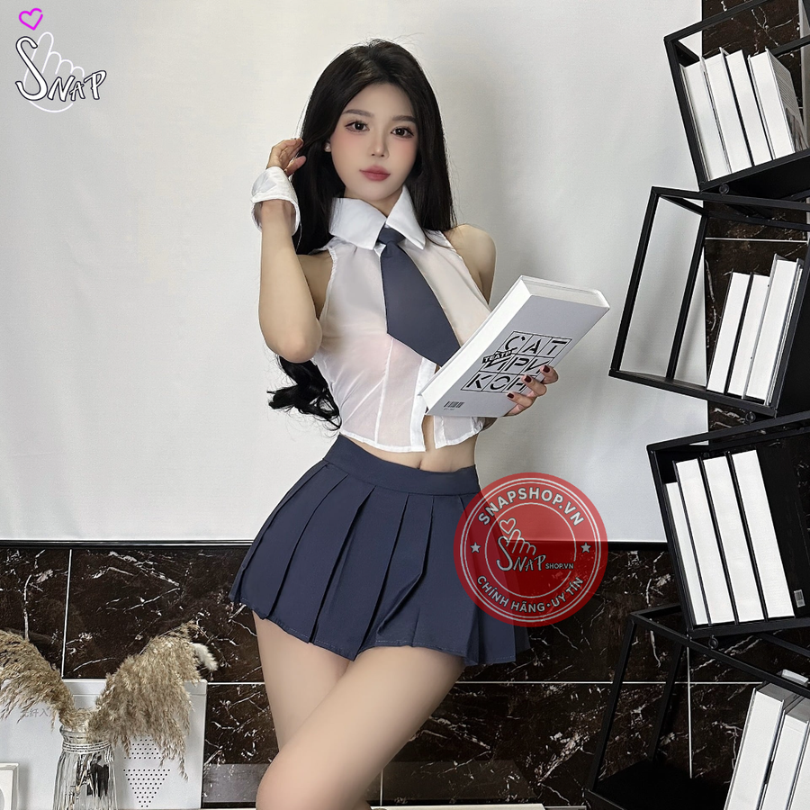 (Snapshop) Bộ Cosplay Nữ Sinh Trung Học NS07 Chính Hãng