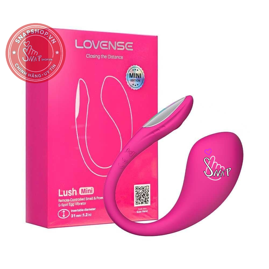 (Snapshop) Trứng Rung Lovense Lush Mini Điều Khiển App Chính Hãng