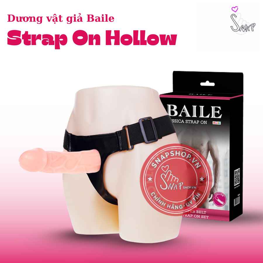 (Snapshop) Dương Vật Giả Baile Strap On Hollow Chính Hãng