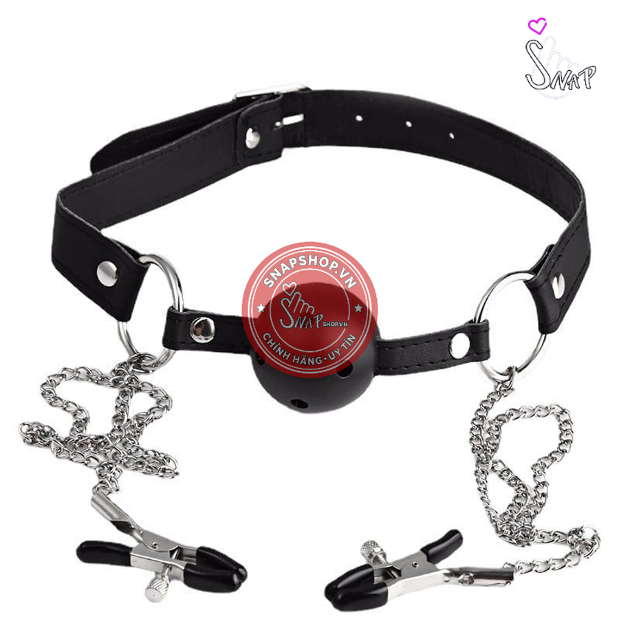(Snapshop) Khóa Miệng Nipple Clamp Slave Chính Hãng