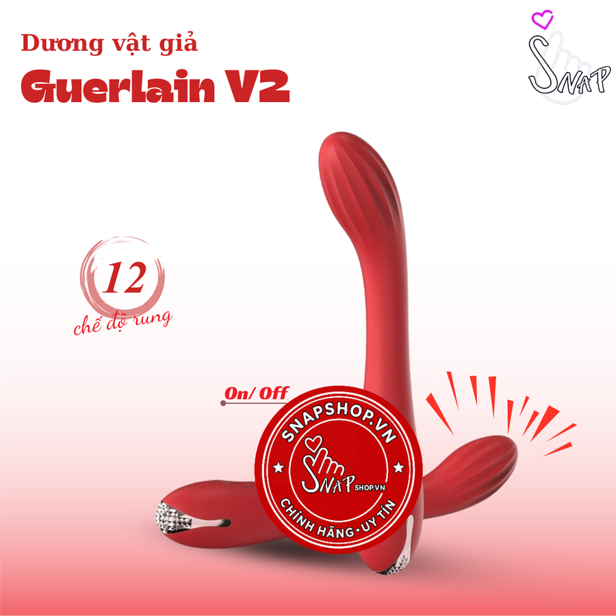 (Snapshop) Dương Vật Giả Guerlain V2 12 Chế Độ Rung Chính Hãng