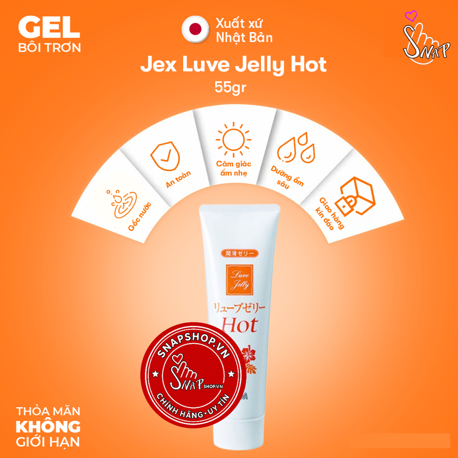(Snapshop) Gel Bôi Trơn Ấm Nóng Jex Luve Jelly Hot Chính Hãng