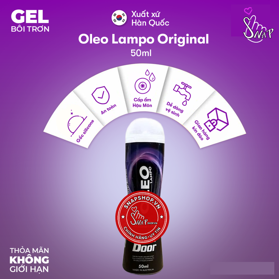 (Snapshop) Gel Bôi Trơn Hậu Môn Oleo Lampo Back Door Chính Hãng