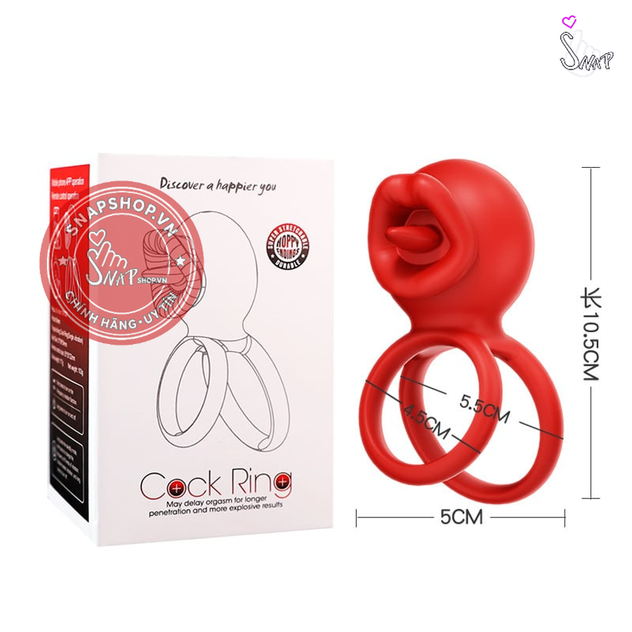 (Snapshop) Vòng Rung Dương Vật Cock Ring Điều Khiển App Chính Hãng