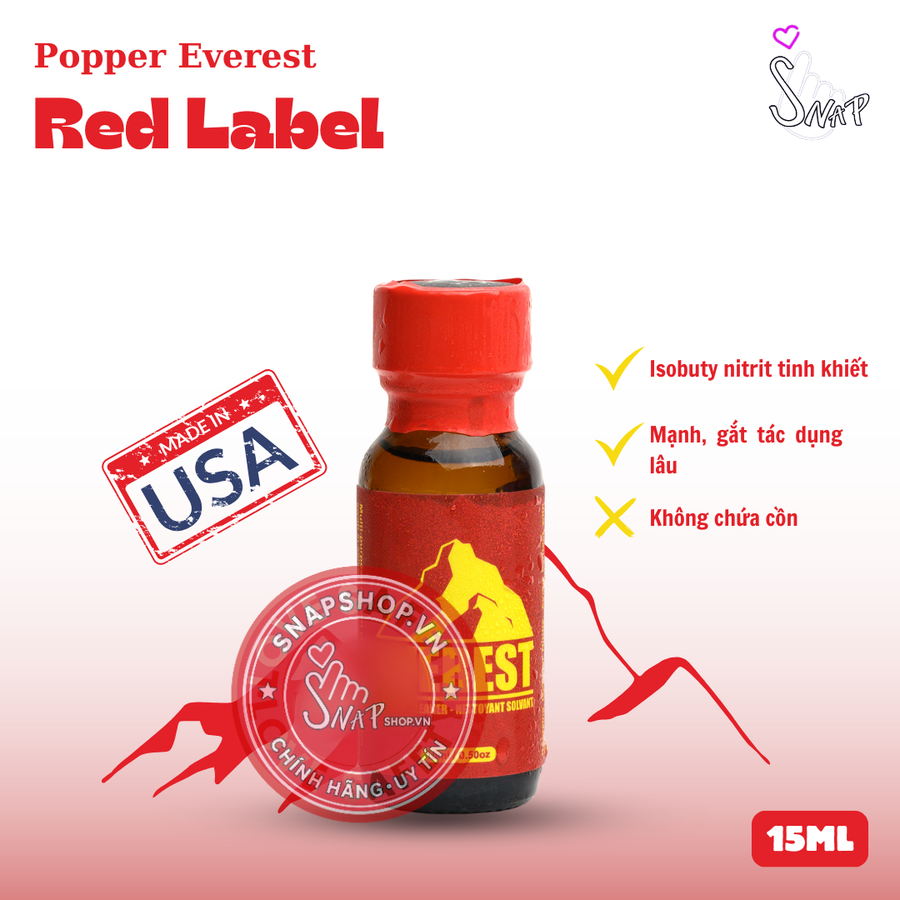 (Snapshop) Popper Everet Red Label Chính Hãng