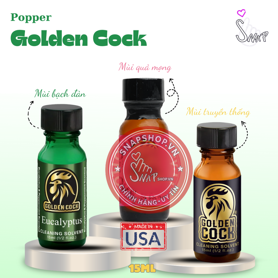 (Snapshop) Popper Golden Cock Chính Hãng