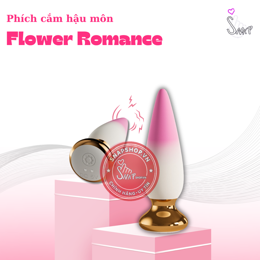 (Snapshop) Máy Rung Hậu Môn Flower Romance 10 Chế Độ Rung Chính Hãng