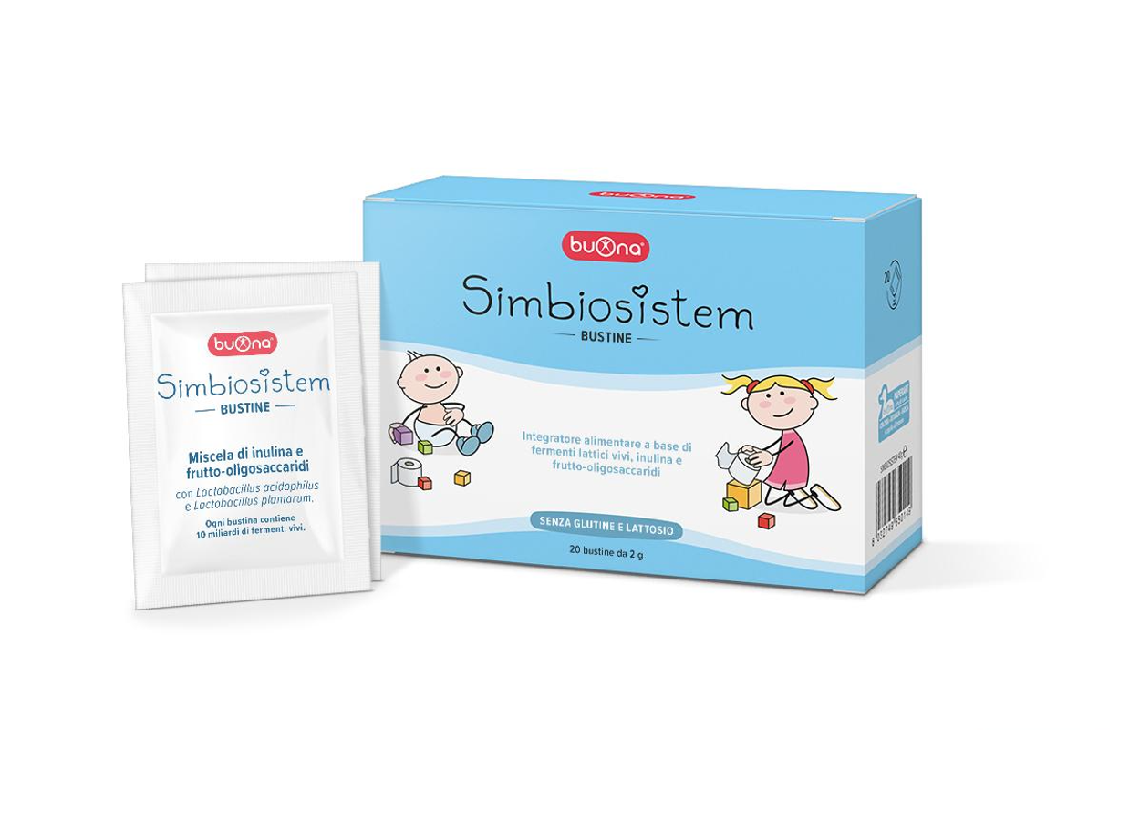 (Hàng nhập khẩu) Men Vi Sinh Buona Simbiosistem Bustine - Hỗ Trợ Tiêu Hóa Cho Trẻ Em