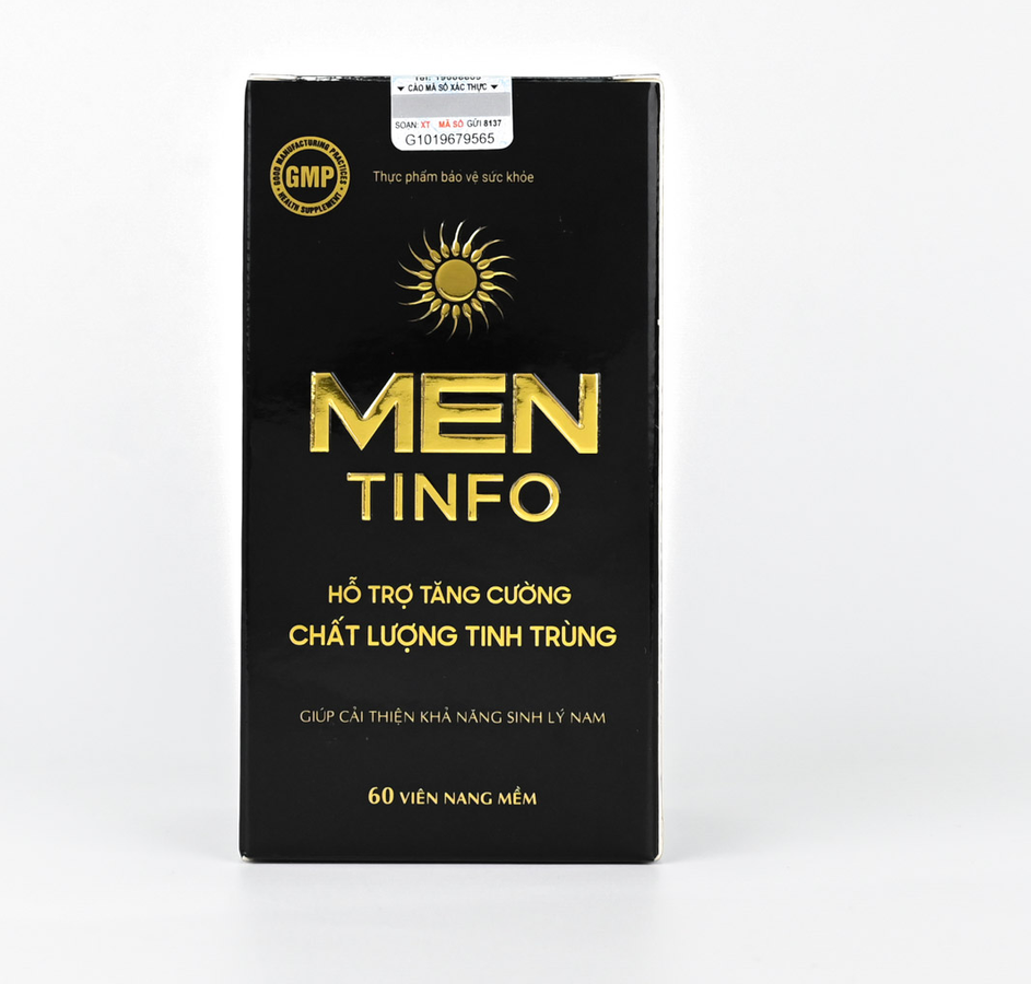 Viên uống Mentinfo hỗ trợ tăng cường sinh lý nam giới - Lọ 60 viên