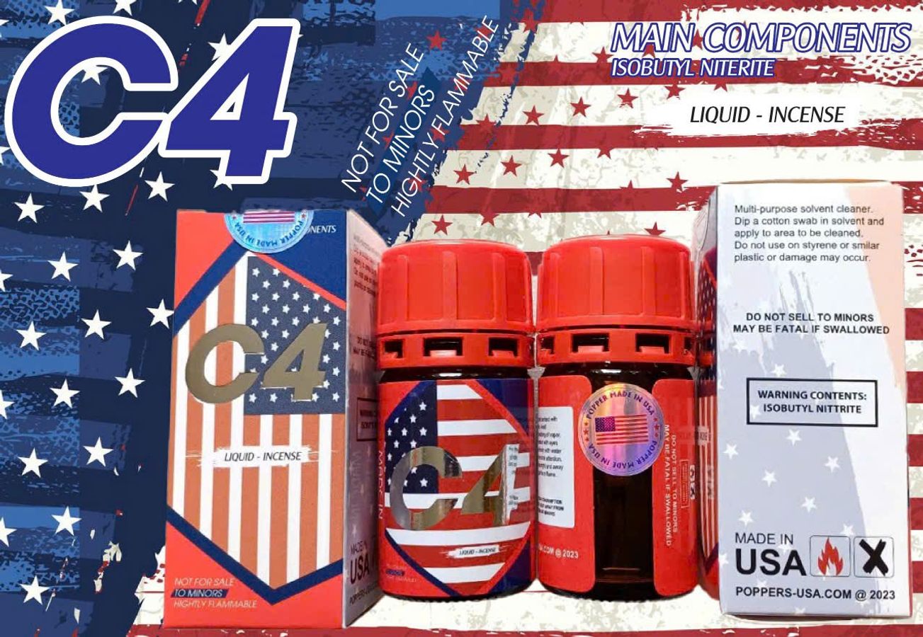 Popper C4  Chính Hãng USA, Mạnh , Không Nồng Gắt 10ml, 30ml, 40ml 669067