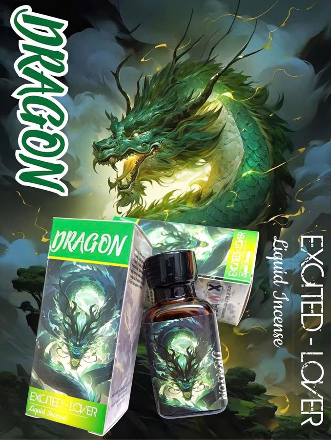 Popper 30ml USA DRAGON Không cồn, mùi dịu, phê lâu, che tên sp  668741