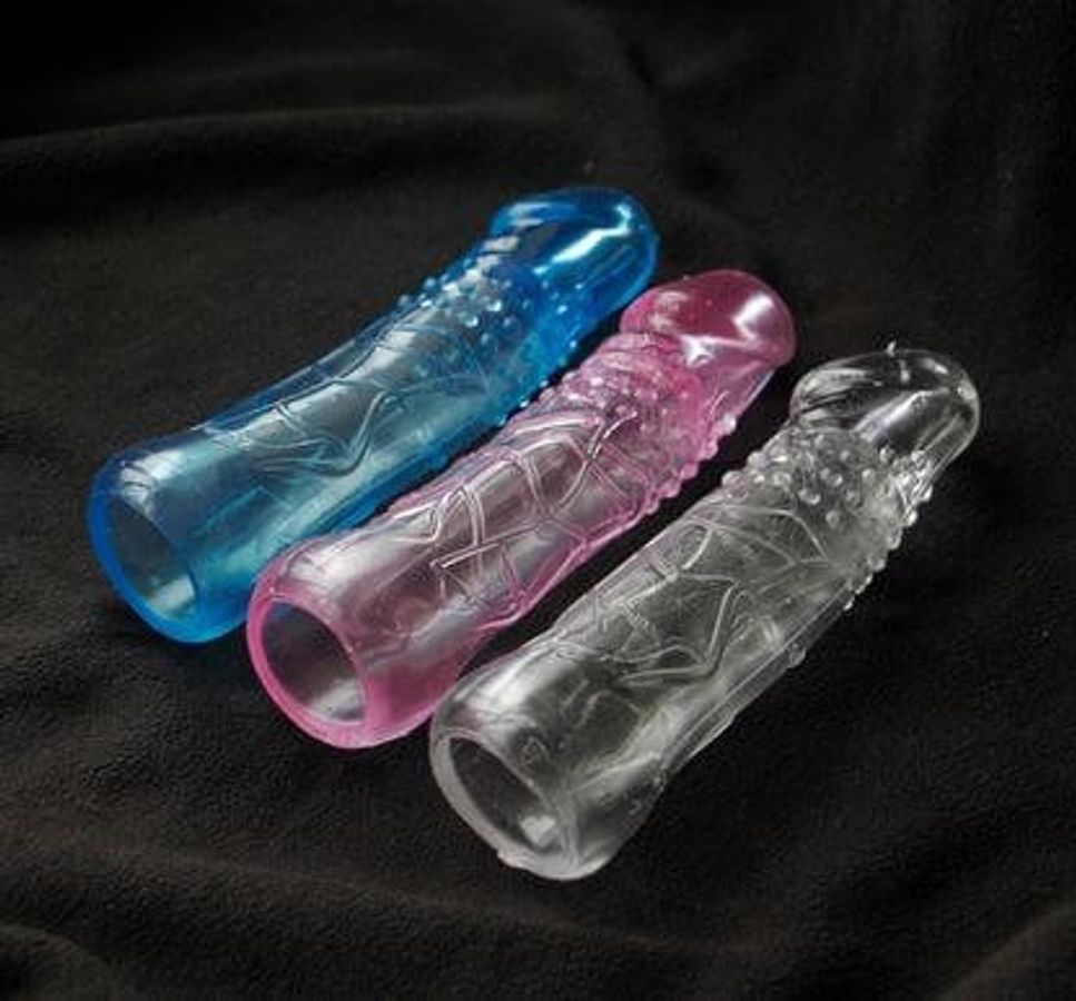 Bao cao su đôn dên 5 phân Silicon tăng kích thước khủng cho nam giới [che tên] 670353