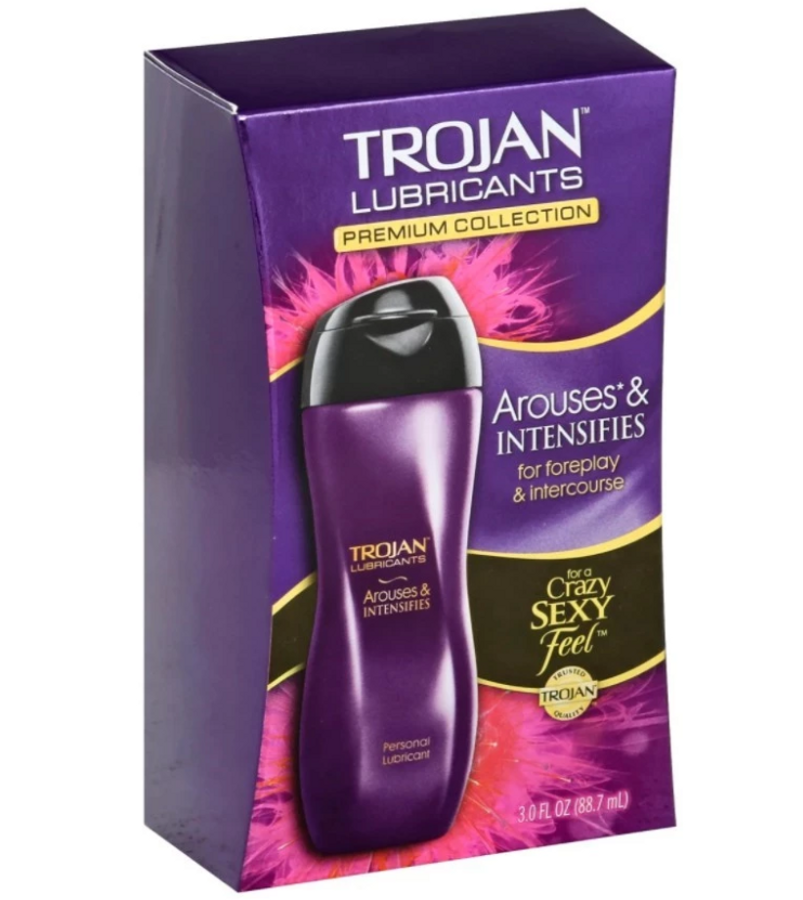 Gel boi tron Trojan Arouses & Intensifies se khít tăng khoái cảm chai 88.7ml 276482