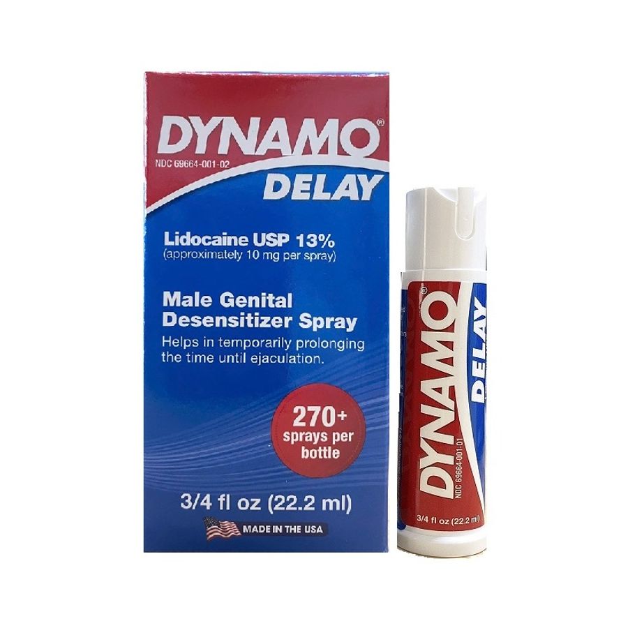 Chai xịt hỗ trợ kéo dài thời gian Dynamo Delay cho nam 22.2ml