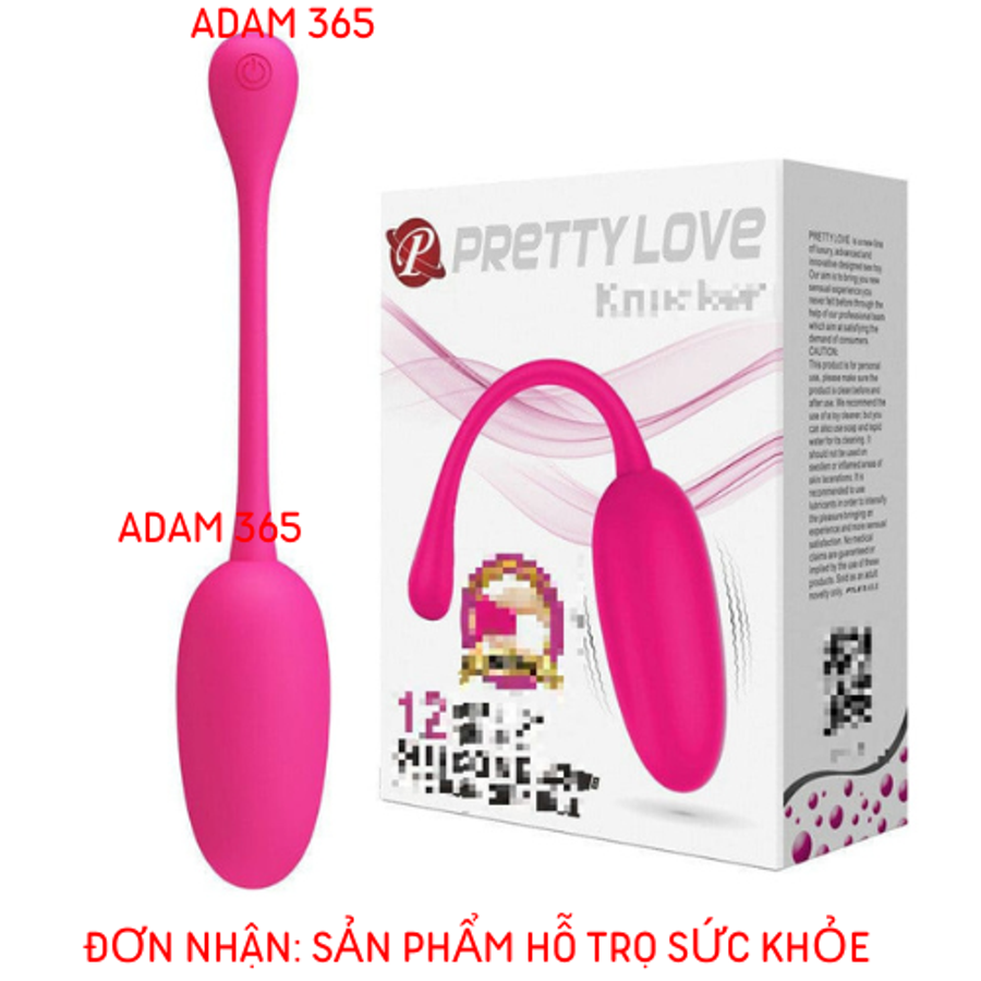 Trứng rung siêu mềm 12 chế độ Prettylove Knucker 286573